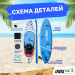 SUP-борд Unix Line Deep Sea (320 cm) + сиденье SUPUDS32 75_75