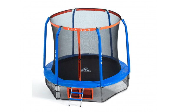 Батут DFC Jump Basket 8ft внутр.сетка, лестница (244cм) 8FT-JBSK-B 600_380