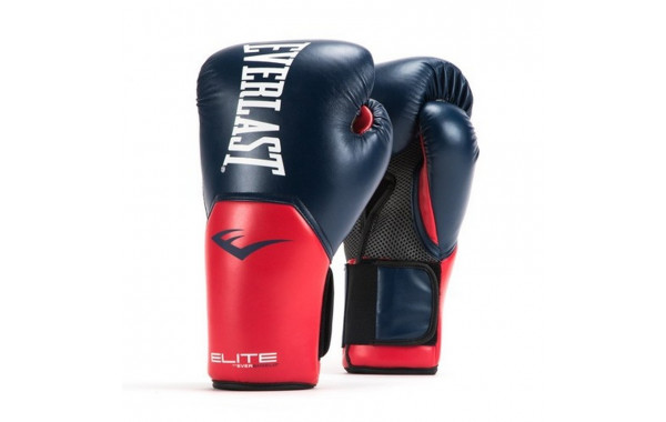 Перчатки тренировочные Everlast Elite ProStyle 10 oz син/красн. P00001203-10 600_380