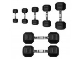 Гантель 40кг Perform Better Rubber Encased Hex Dumbbells 4137-40\BK-40-00