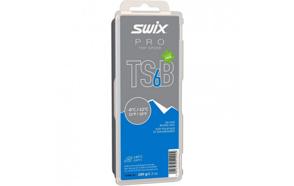 Парафин углеводородный Swix TS6 Black (-6°С -12°С) 180 г TS06B-18 600_380