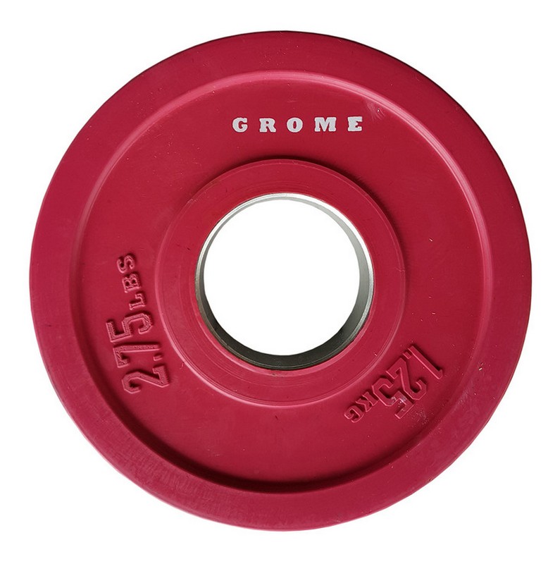 Диск олимпийский d51мм Grome Fitness WP012 1,25 кг 778_800