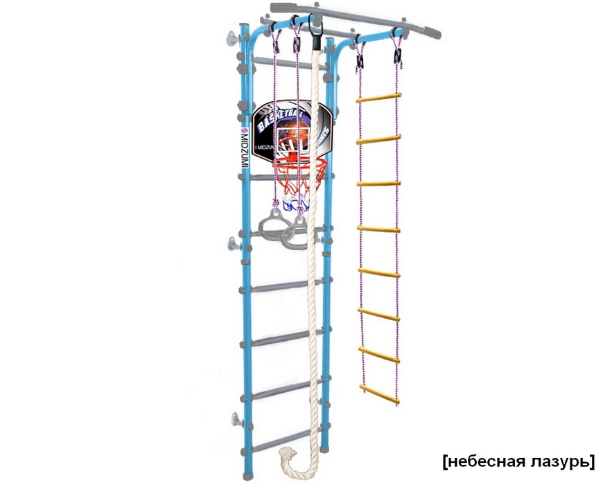 Шведская стенка Midzumi Niji Kabe Basketball Shield c матом 883_700