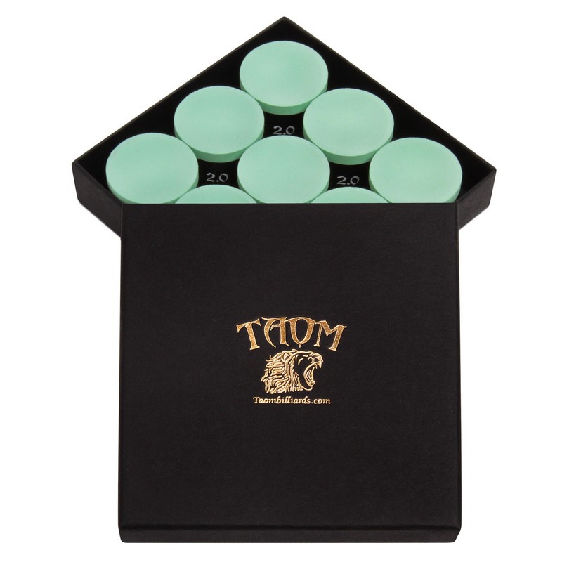 Мел Taom Chalk Snooker 2.0 Green 9шт. 800_800