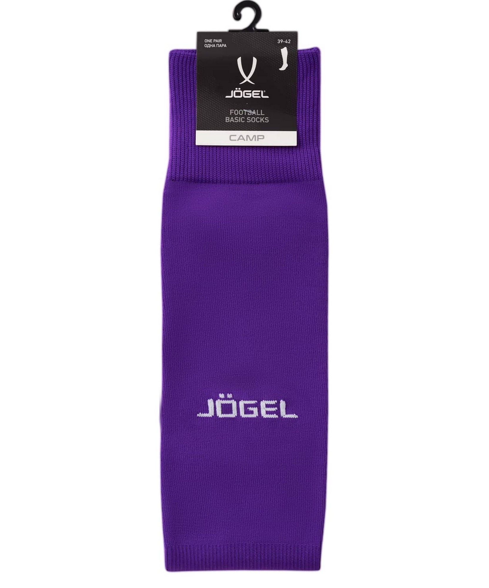 Гетры футбольные Jogel Camp Basic Socks, фиолетовый\серый\белый 1663_2000