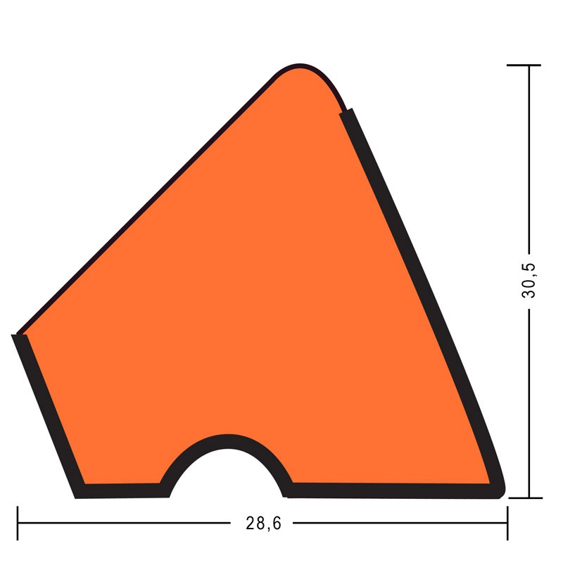 Резина для бортов Eurosprint Standard Rus Pro U-118, 182см 12фт, 6шт. 800_800