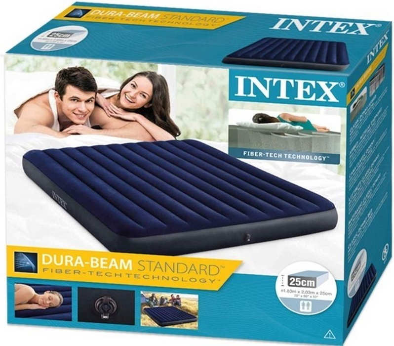 Надувной матрас Intex Dura-Beam Series Classic Downy 183х203х25 см 64755 798_700