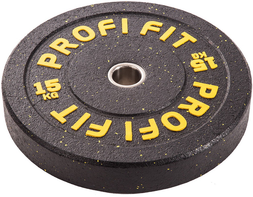 Диск для штанги Hi-Temp с цветными вкраплениями, d51 15кг Profi-Fit 981_765