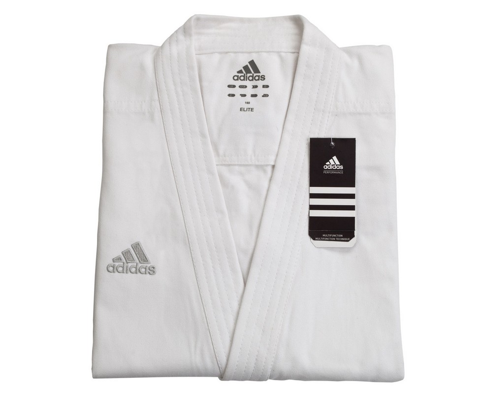 Кимоно для карате Adidas Elite European Cut WKF белое 979_800