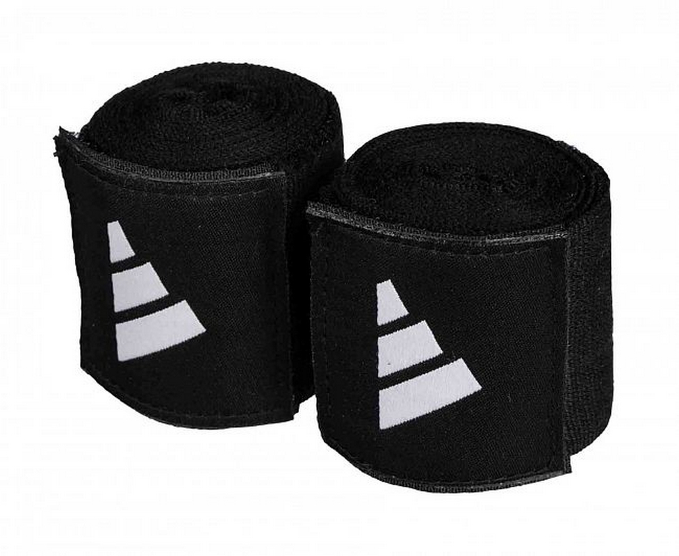 Бинты боксерские Boxing IBA Pro Hand Wrap adiBP031S черный 977_800