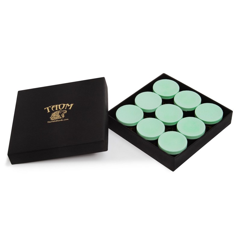 Мел Taom Chalk Snooker 2.0 Green 9шт. 800_800