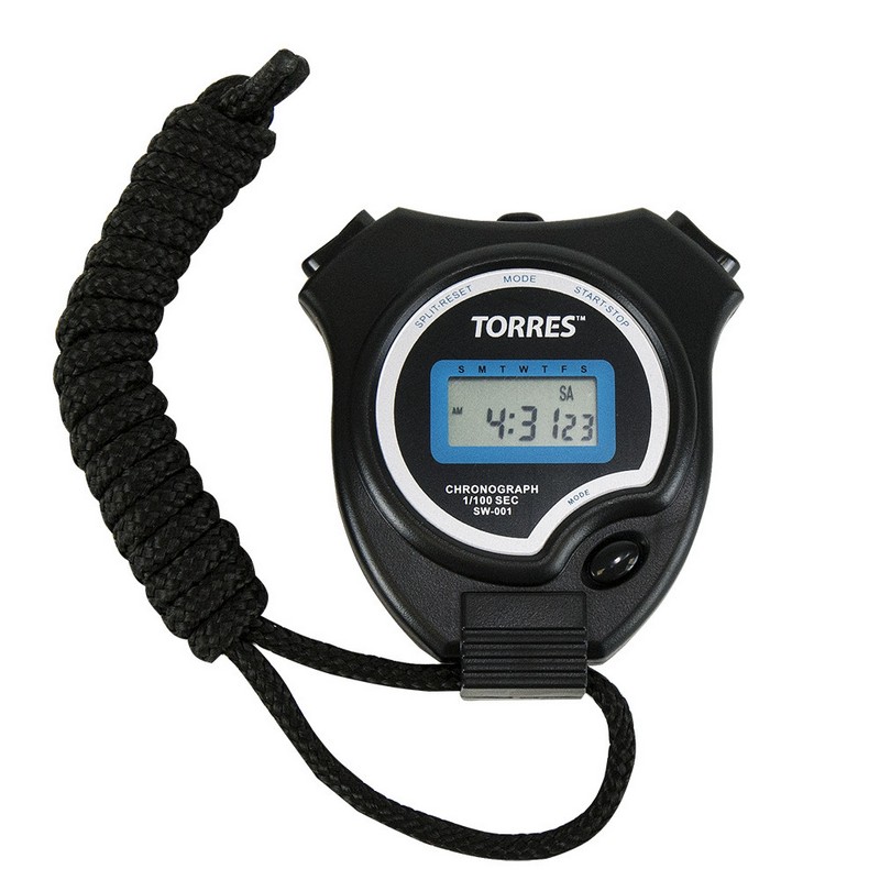 Секундомер Torres Stopwatch SW-001 черно-синий 800_800