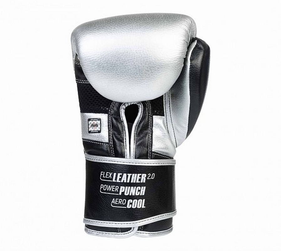 Перчатки боксерские Clinch Punch 2.0 C141 серебристо-черный 897_800