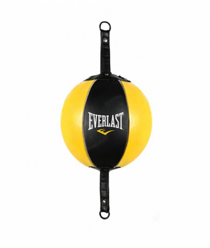 Груша на растяжках Everlast l18 см 4220-7 черный\желтый 676_800