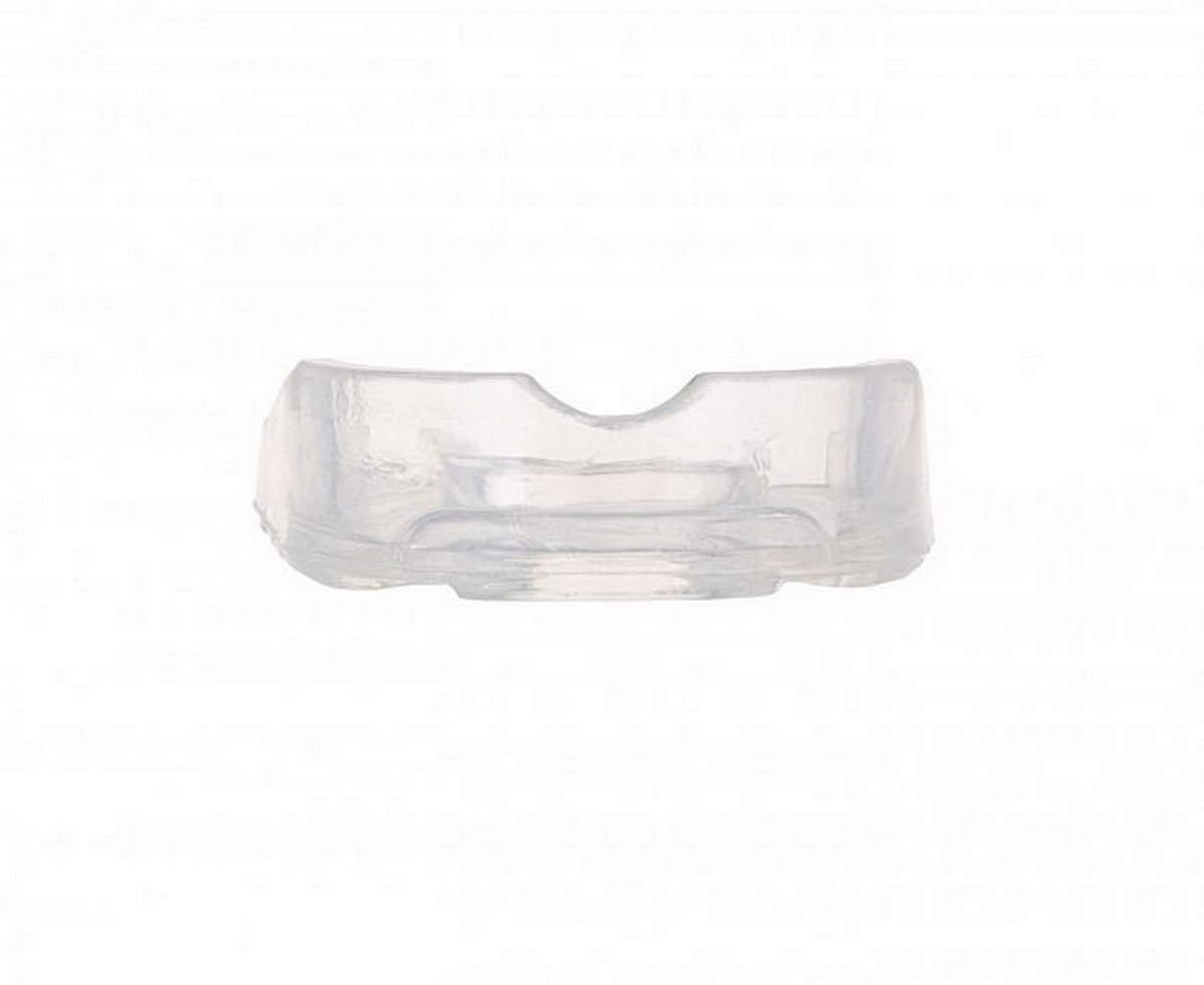 Капа одночелюстная Clinch Olimp Single Layer Mouthguard C501 прозрачный Junior 1200_982