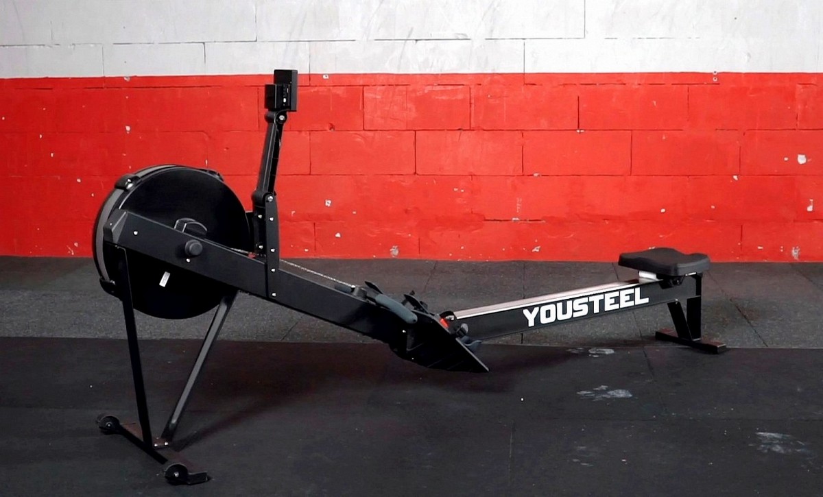 Гребной тренажер YouSteel Air Rower 1200_725